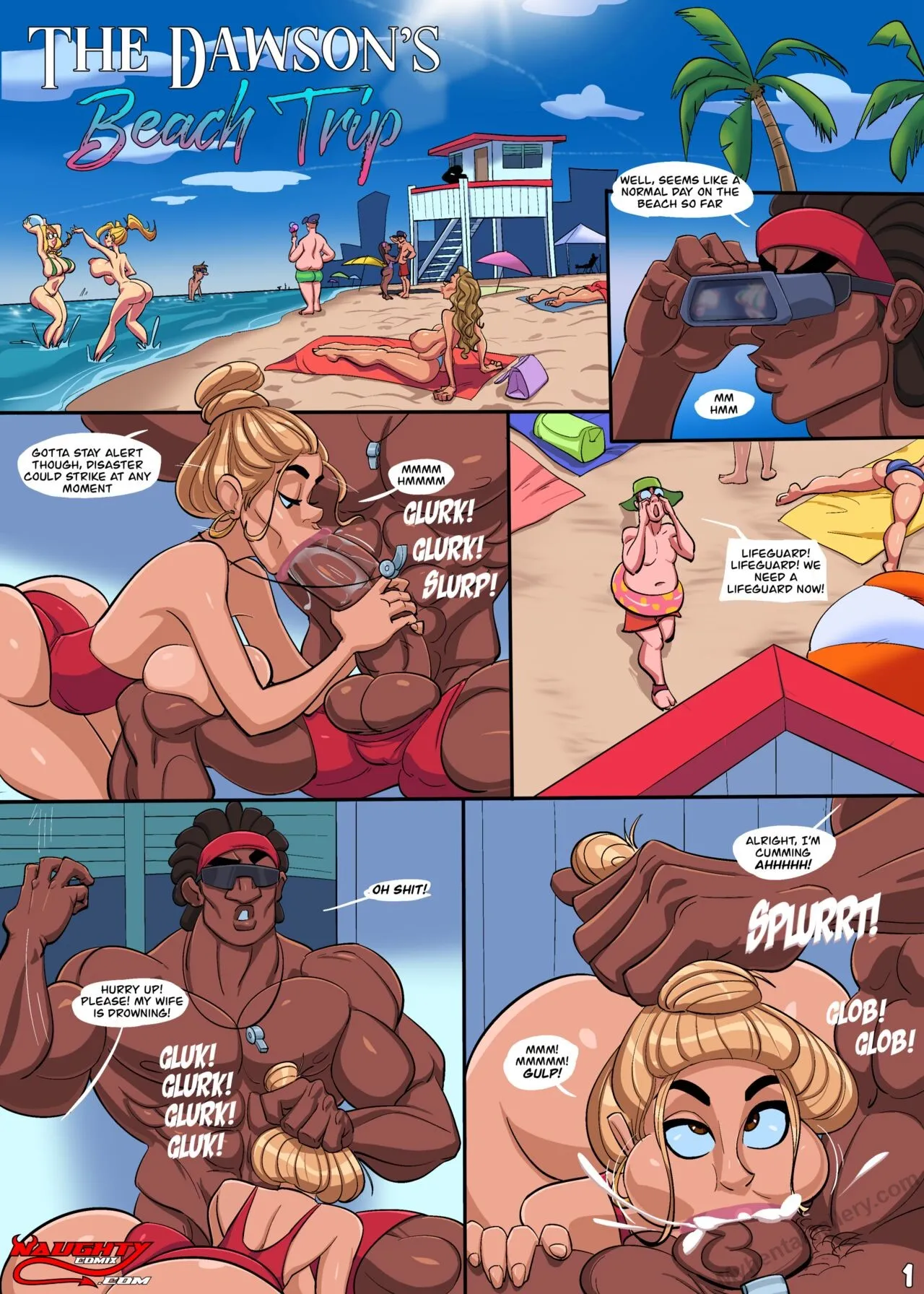 The Dawson's Beach Trip porno comics Cover