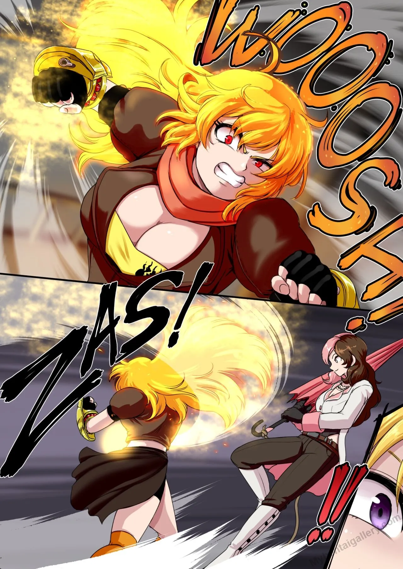 Yang Xiao Long Vs Neo porno comics Cover