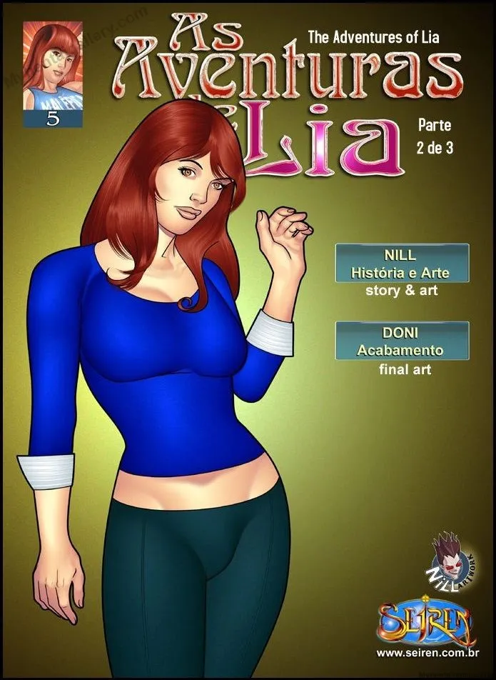 Lia's Adventures 5 - Part 2 porno comics Cover