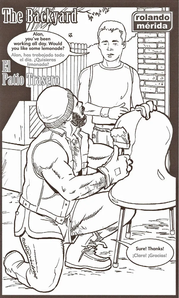 The Backyard porno comics Cover