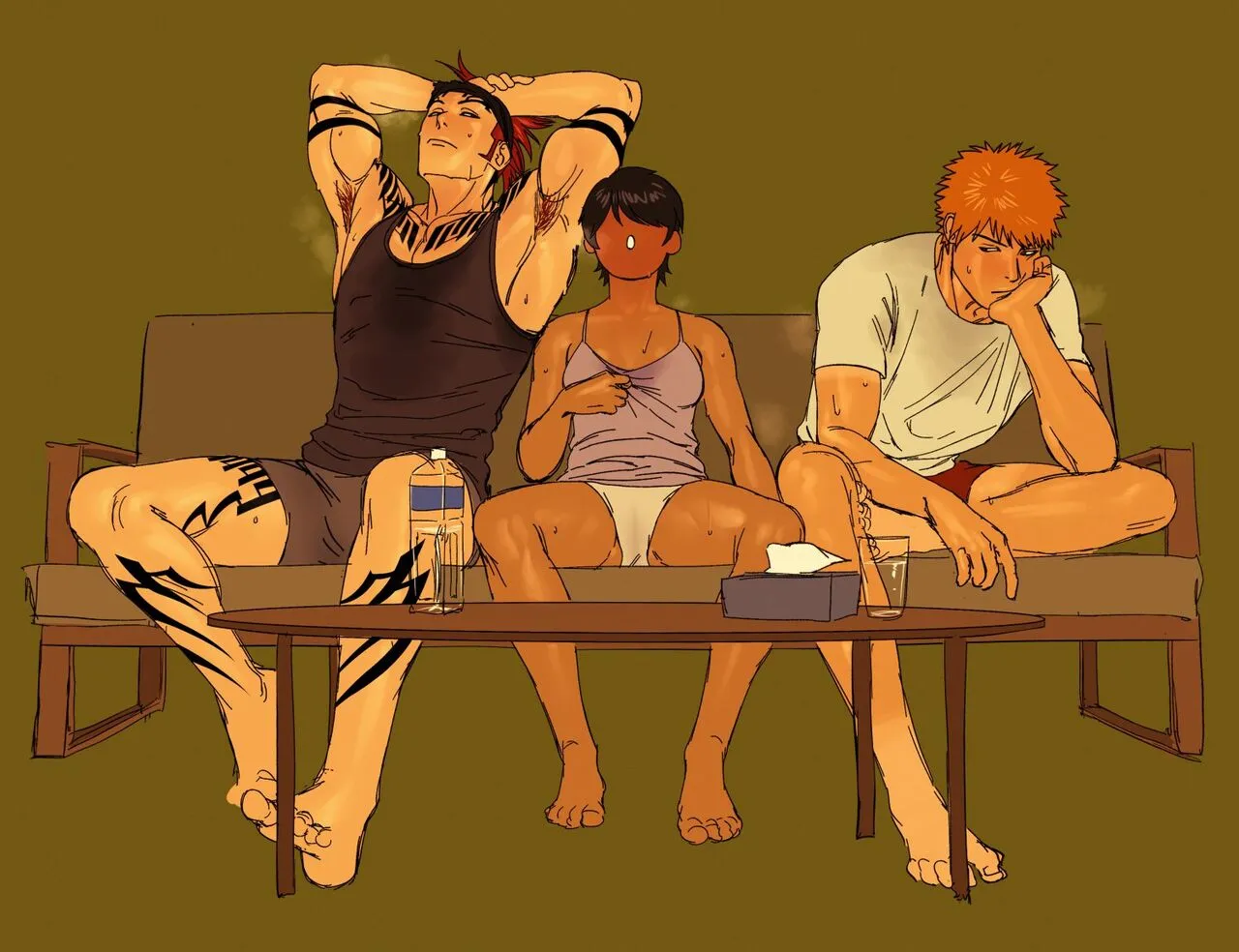 Renji And Ichigo Tag Team A Bitch In Heat porno comics