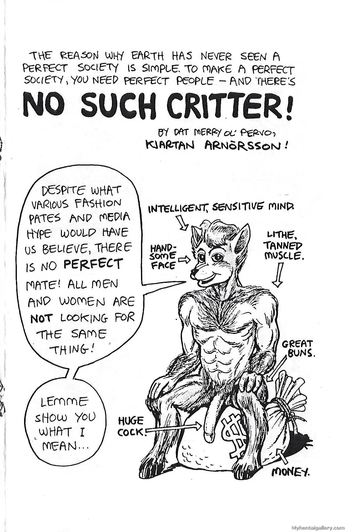 No Such Critter! porno comics Cover
