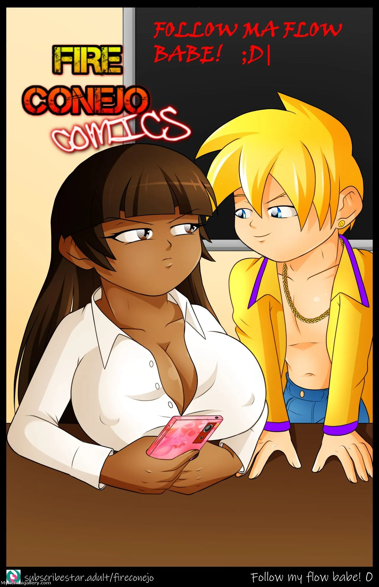 RapSchool - Follow My Flow Babe! porno comics