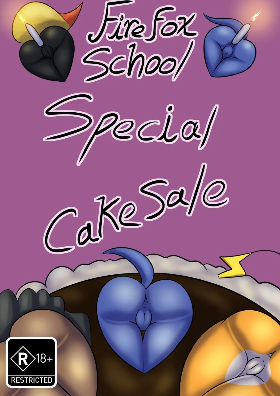 Firefox School - Special Cake Sale porno comics Cover