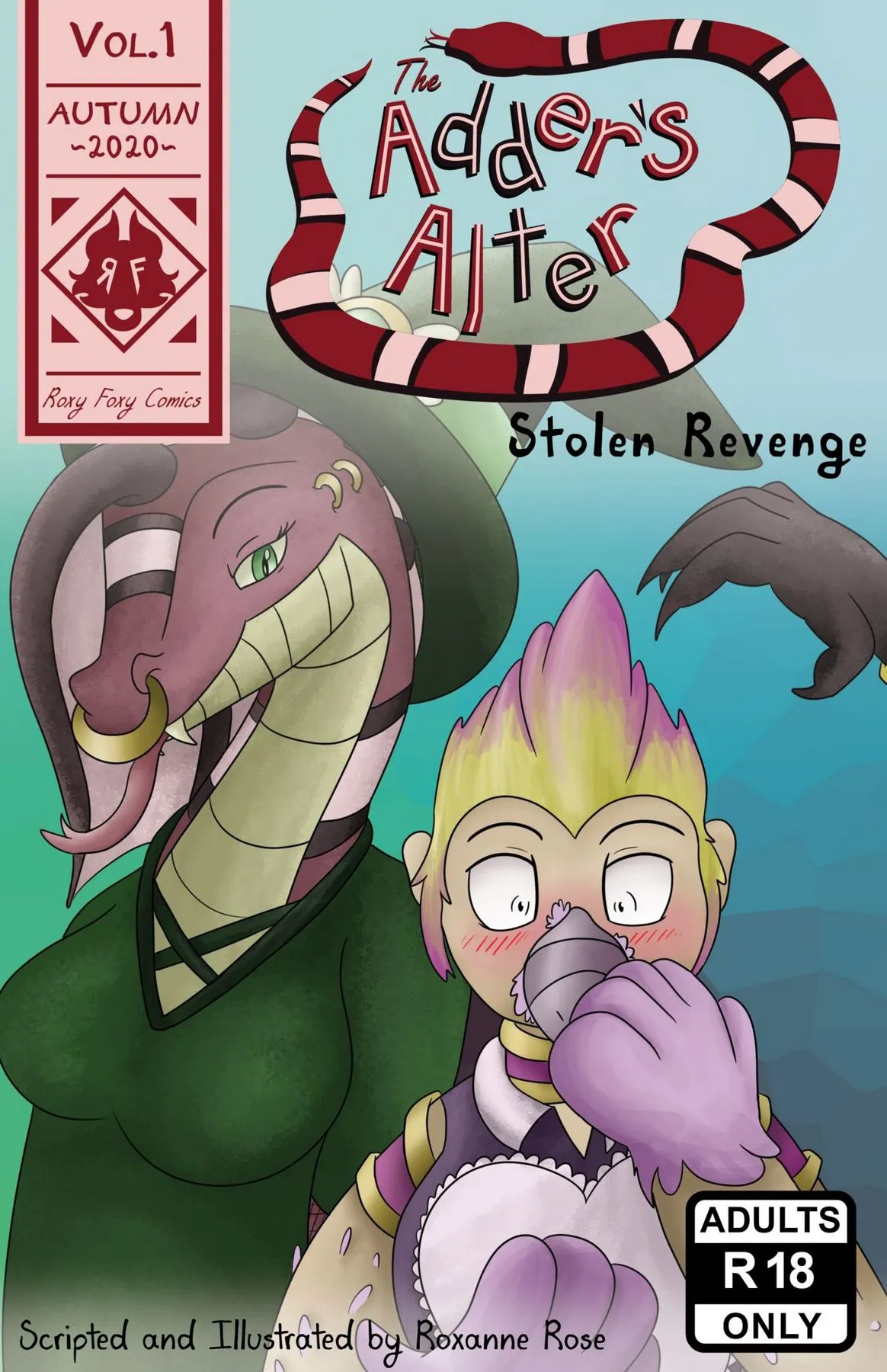 The Adder's Alter - Stolen Revenge porno comics Cover