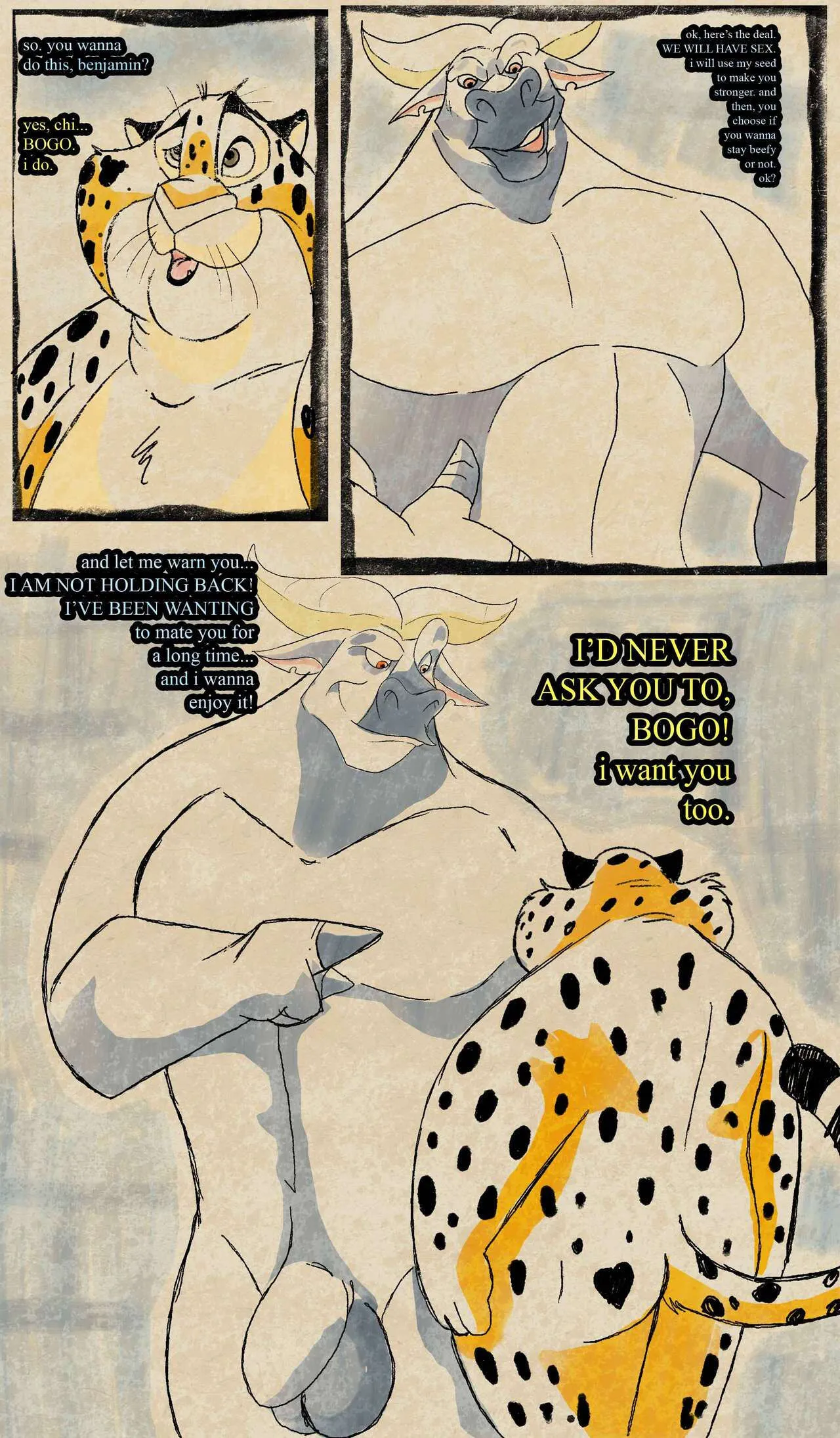 Muscle Workout porno comics