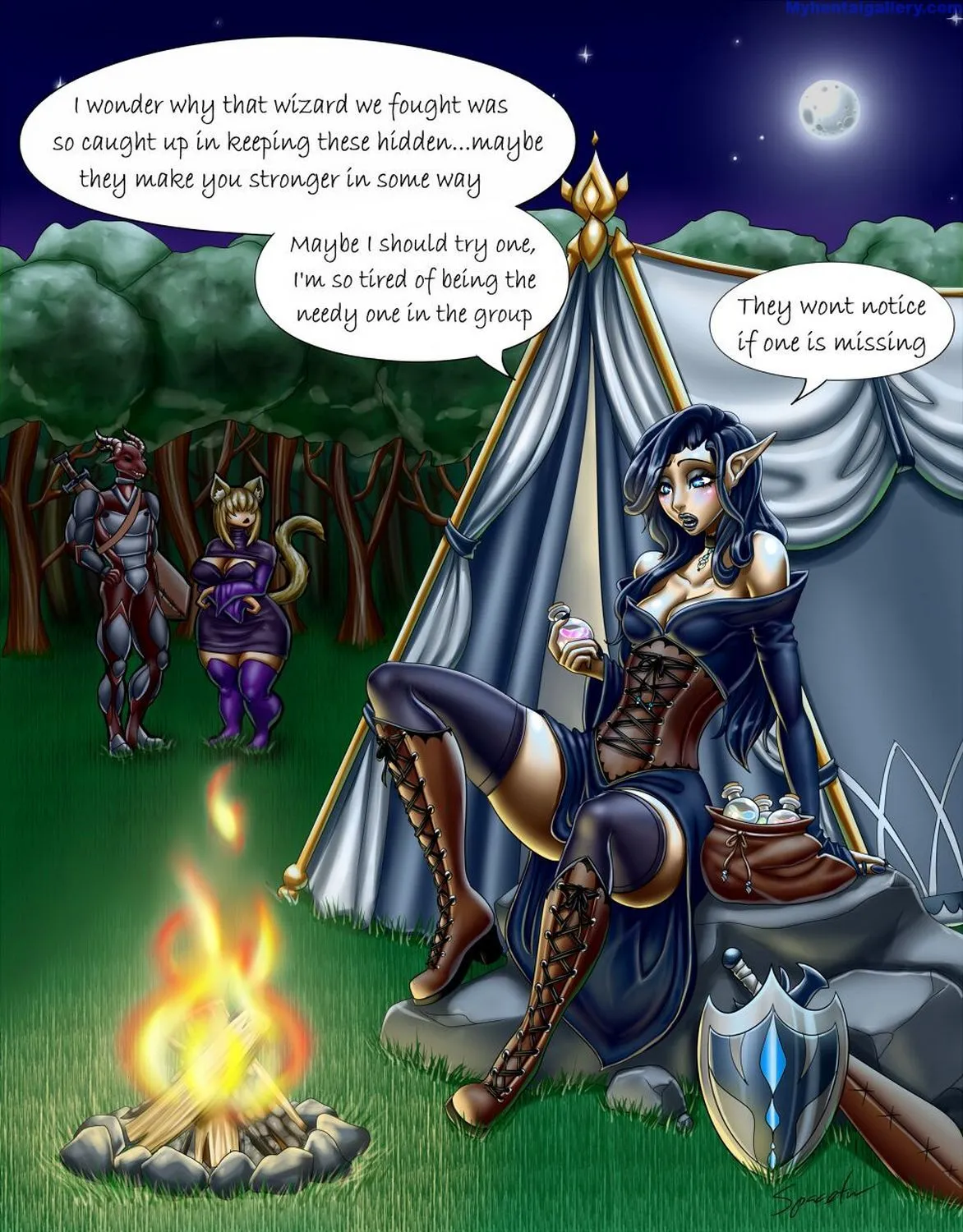 Elf Transformation porno comics