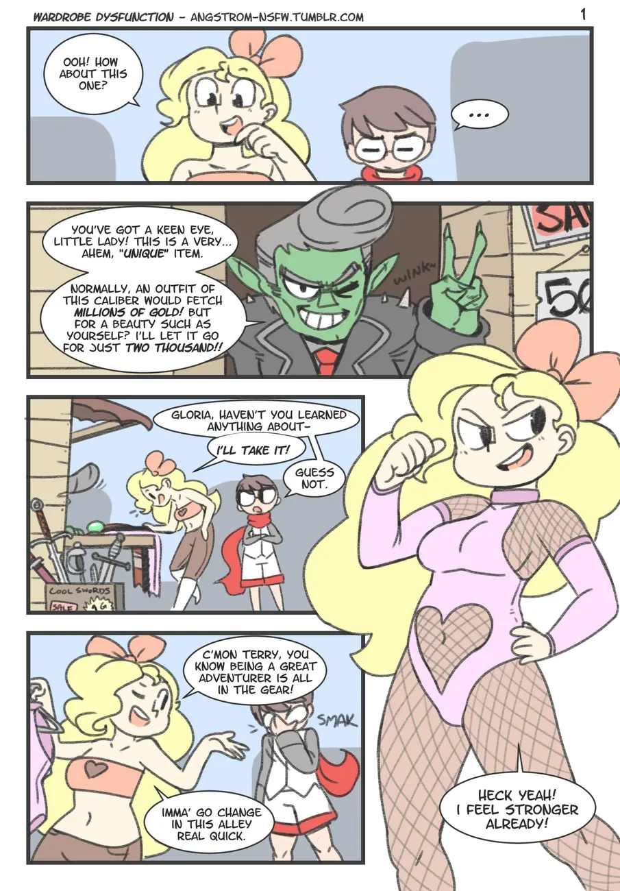 Wardrobe Dysfunction porno comics