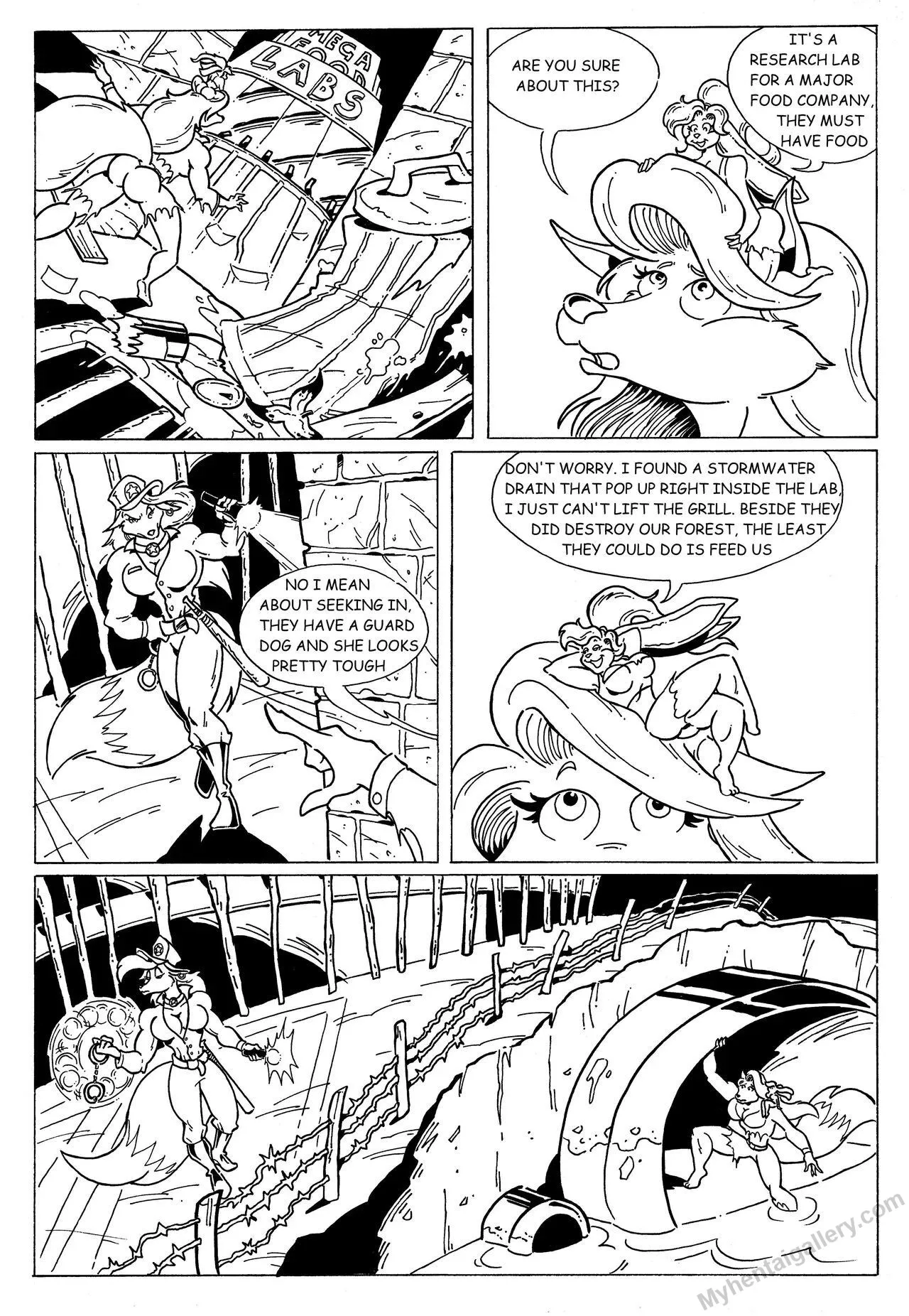 Queen Sized Vixen porno comics Cover