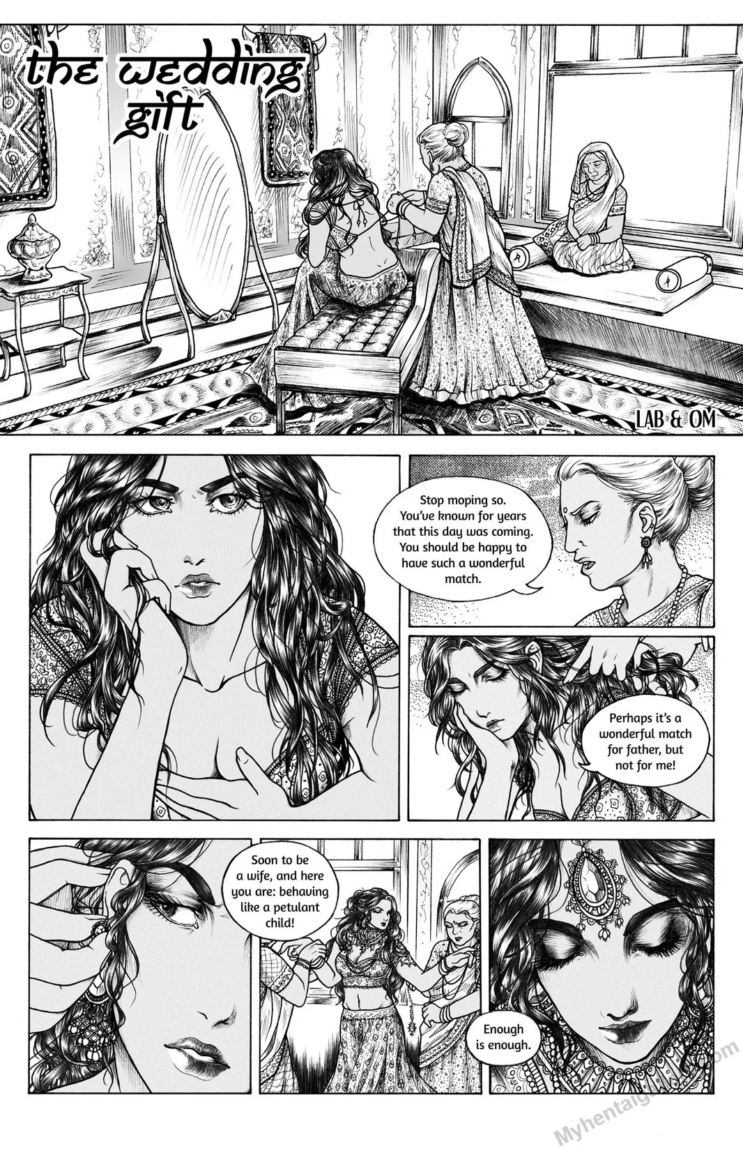 The Wedding Gift porno comics Cover