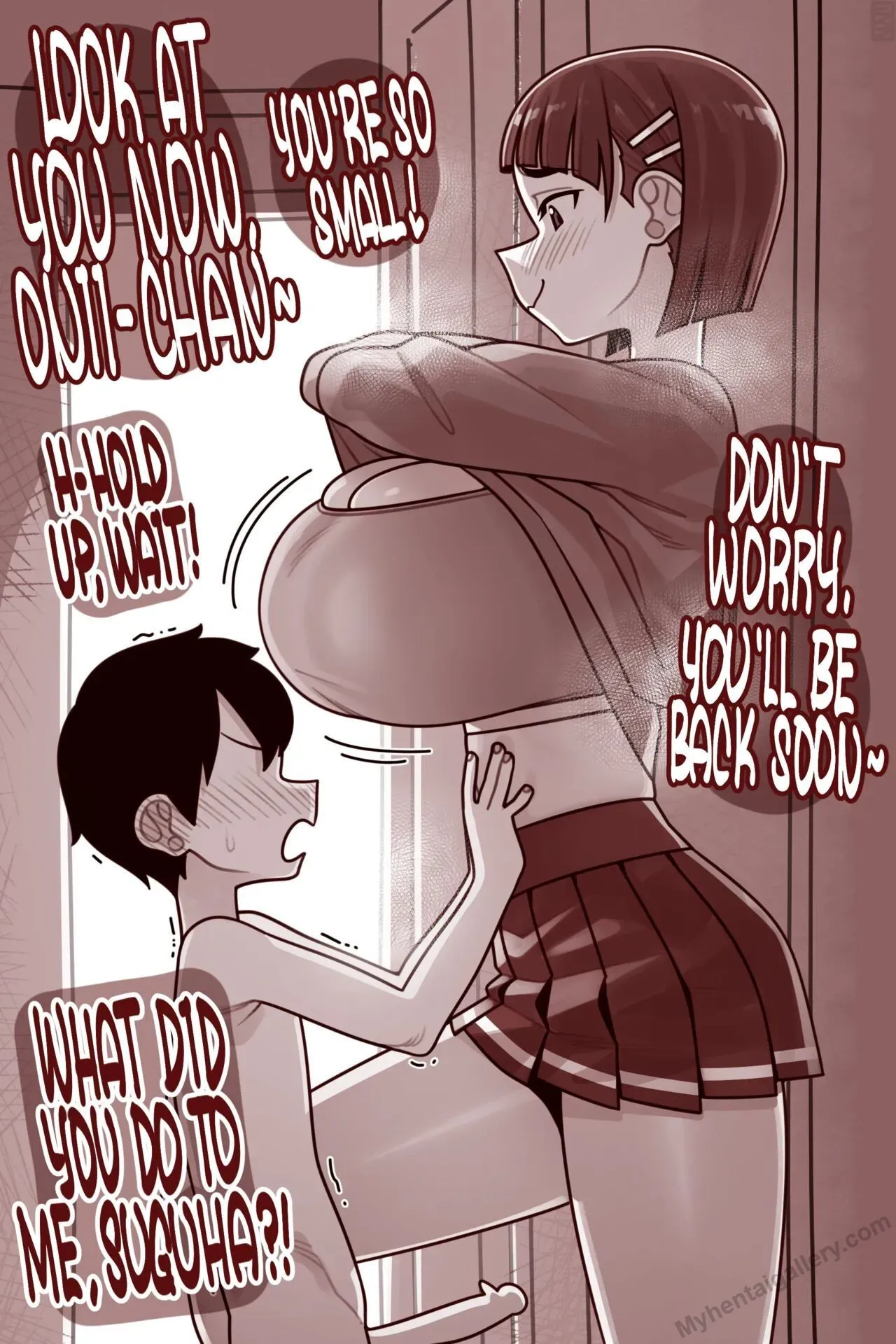 Suguha x Lil Kirito Zuri porno comics Cover
