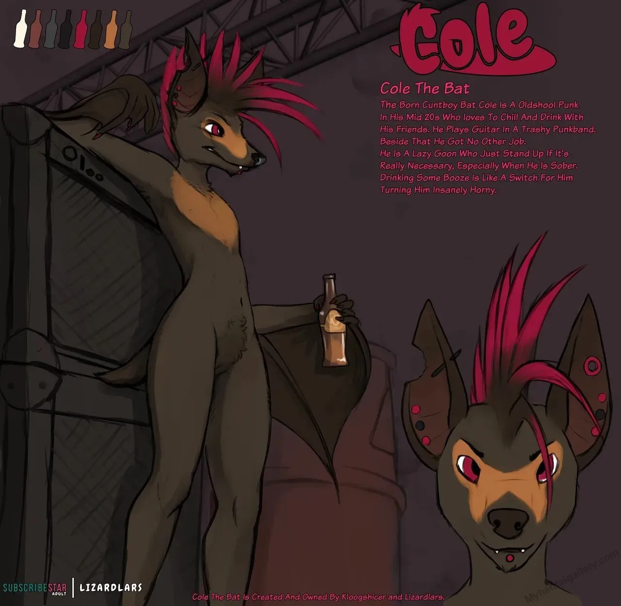 Cole 1 - Backstage porno comics Cover