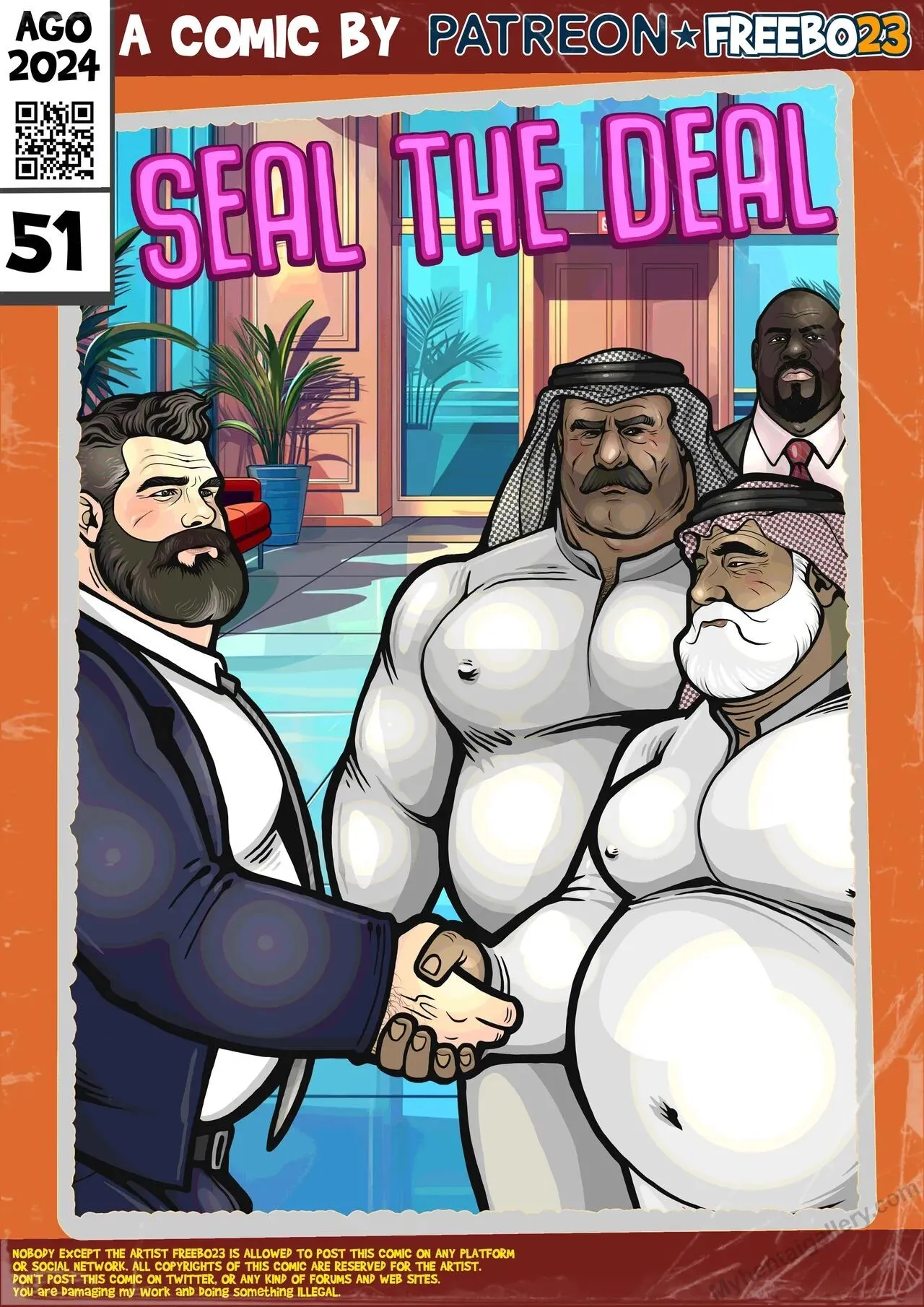 Seal The Deal! porno comics Cover