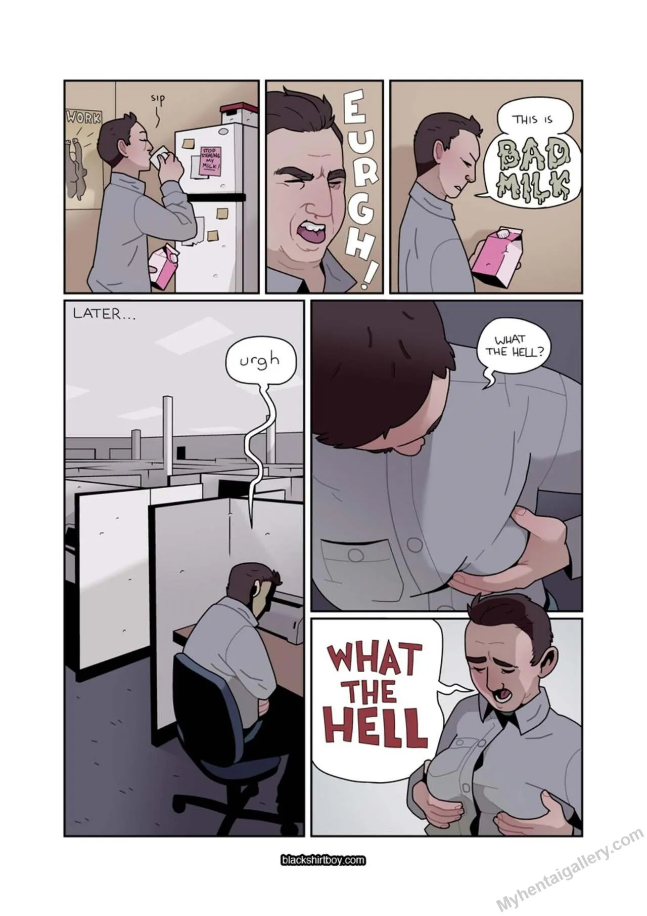 Bad Milk porno comics Cover