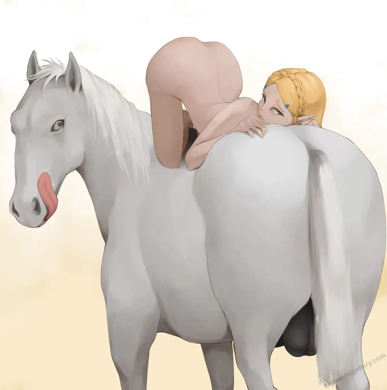 Zelda x Horse porno comics Cover