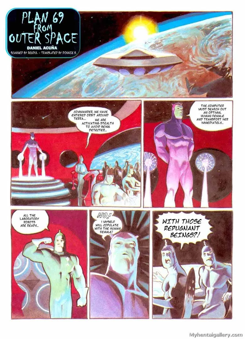 Plan 69 From Outer Space porno comics Cover