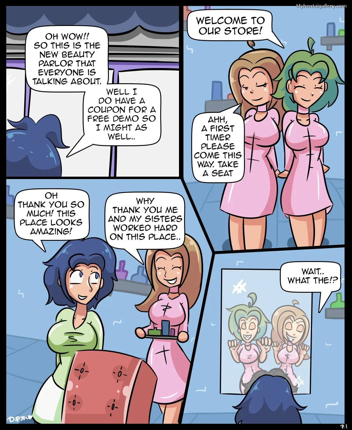 The Perils Of Sailor Mercury porno comics Cover