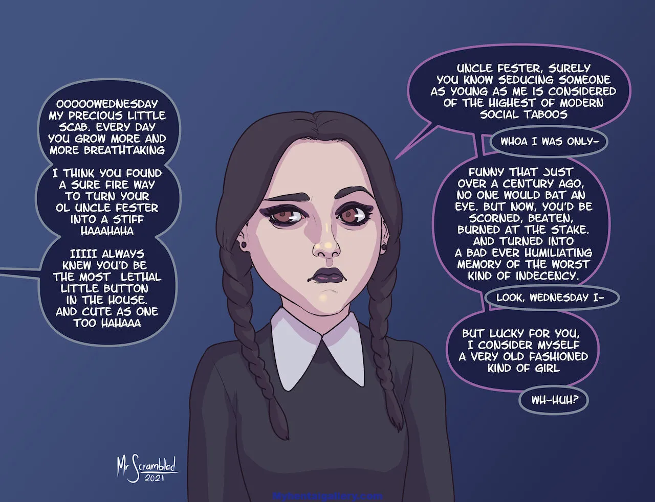 Happy Halloween With Wednesday porno comics