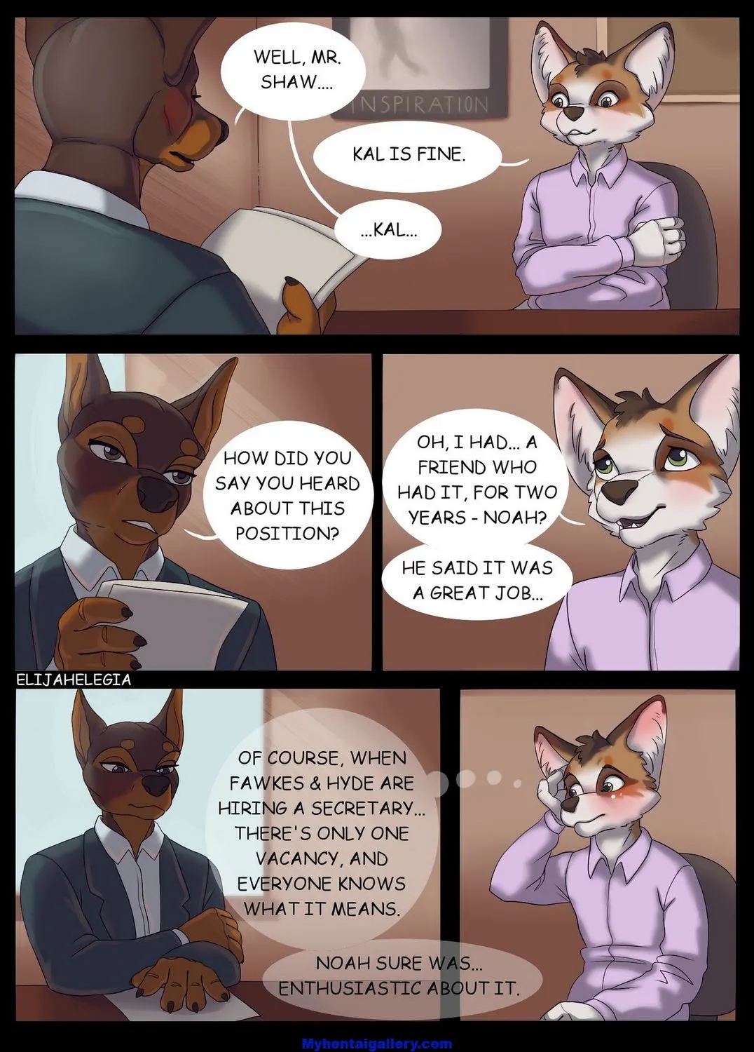 Office Resources - Job Interview porno comics