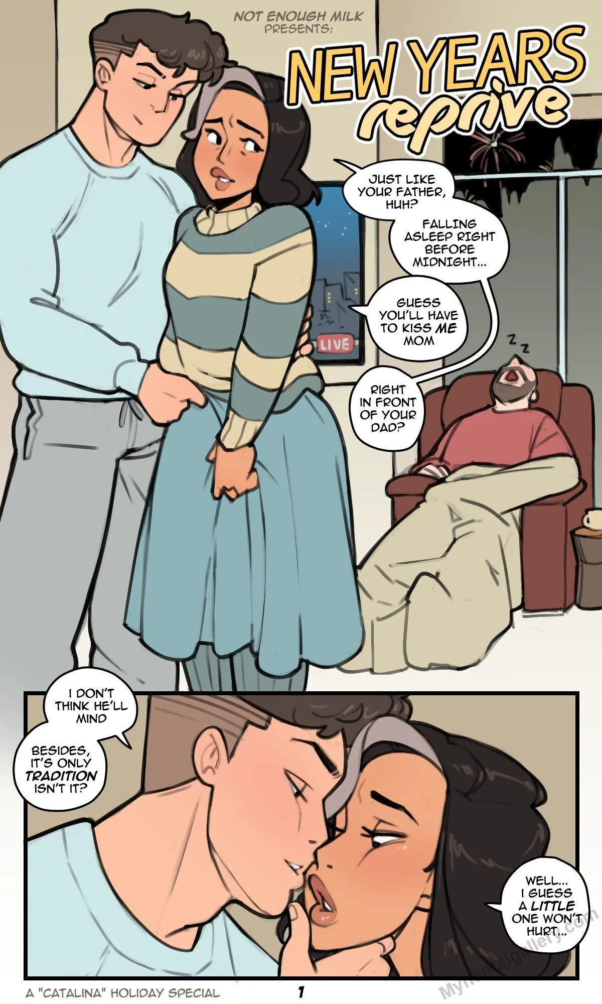 New Year's Reprive porno comics