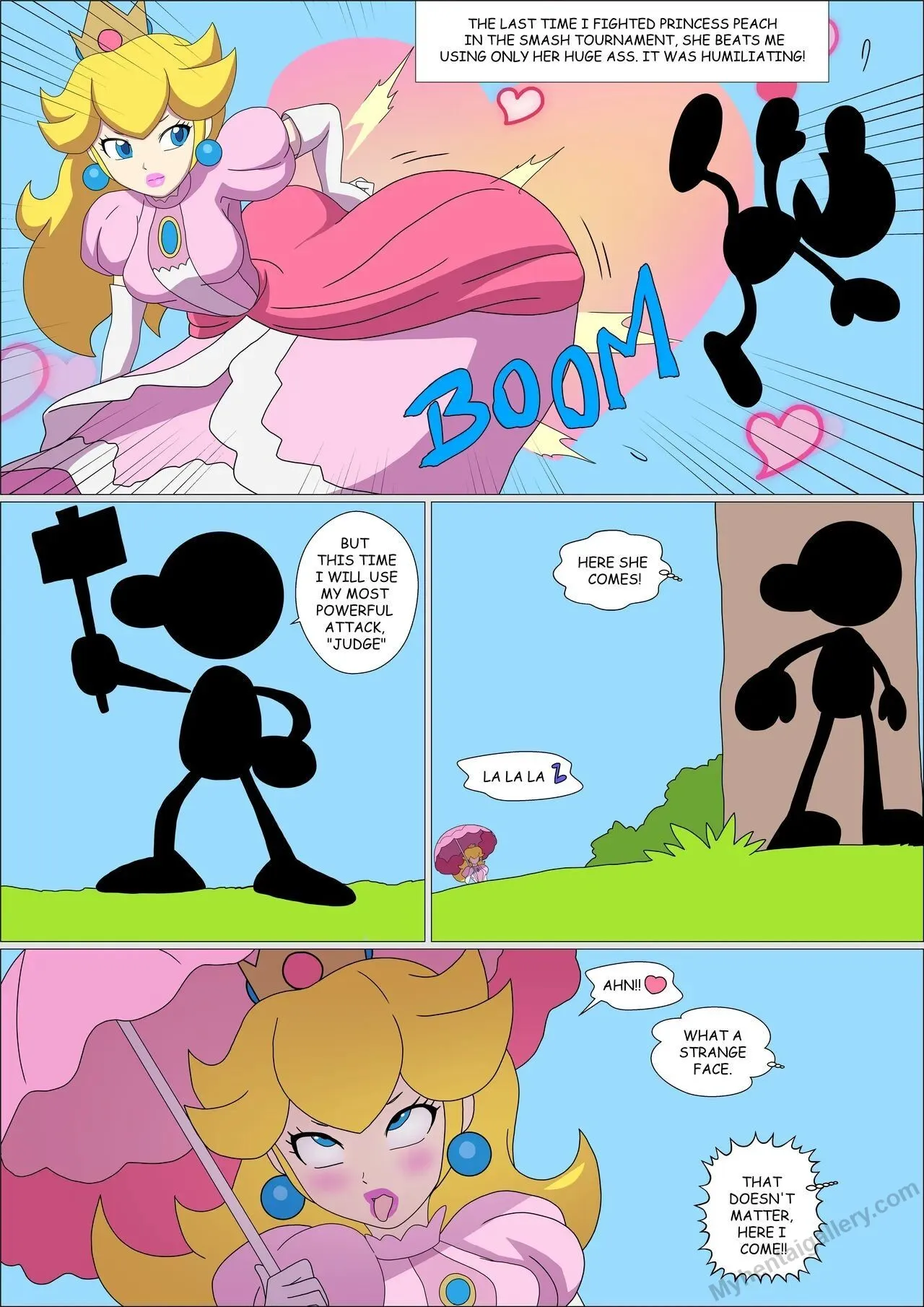 Peach Booty porno comics Cover
