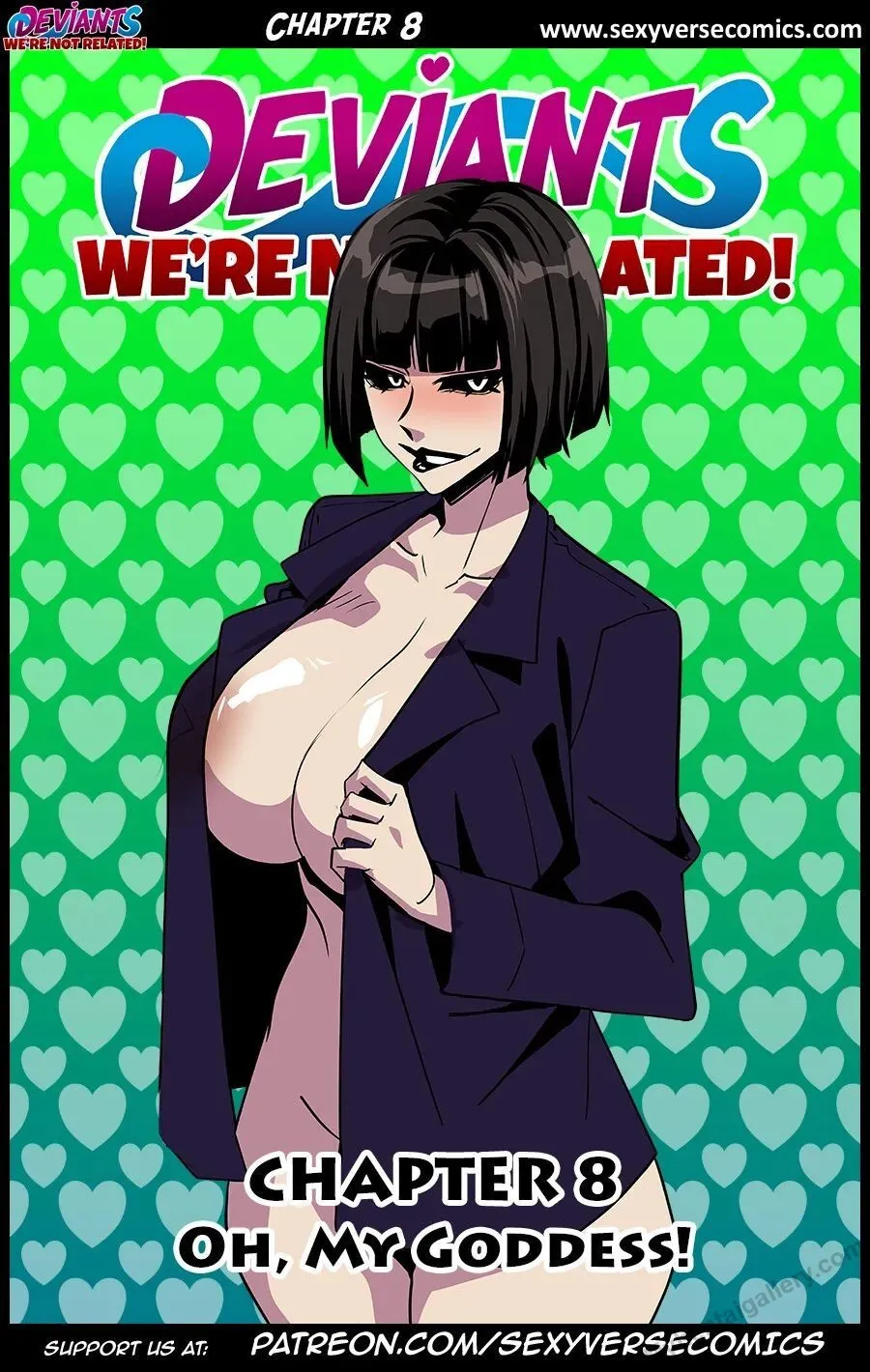 Deviants - We're Not Related! 8 - Oh, My Goddess! porno comics Cover