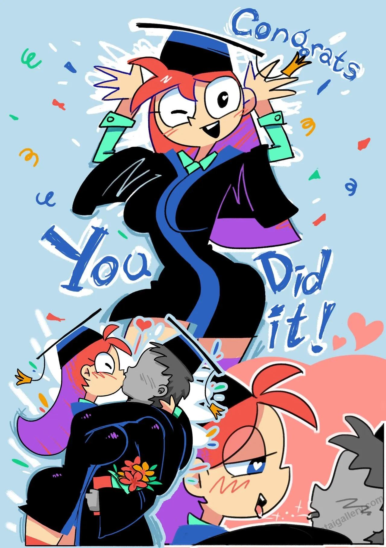 Congratz! porno comics