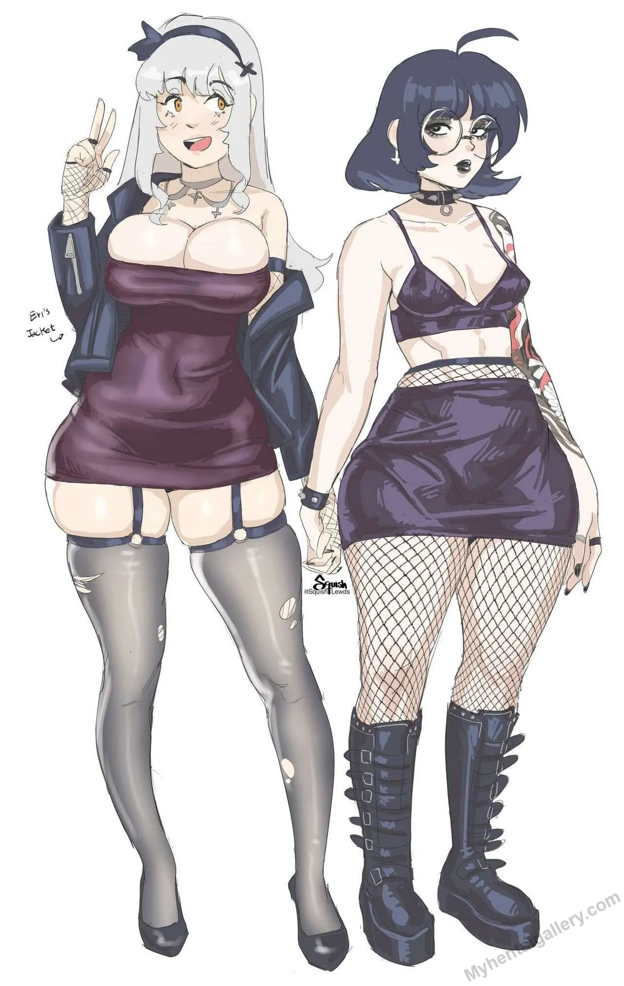 Eri And Sayu Being Cute porno comics Cover