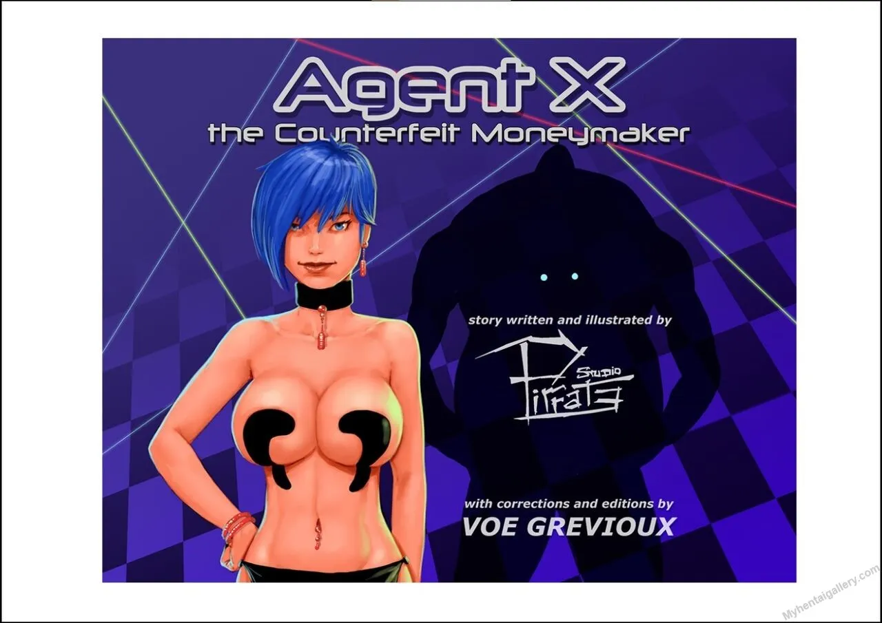 Agent X - The Counterfeit Money Maker (Story Version) porno comics Cover