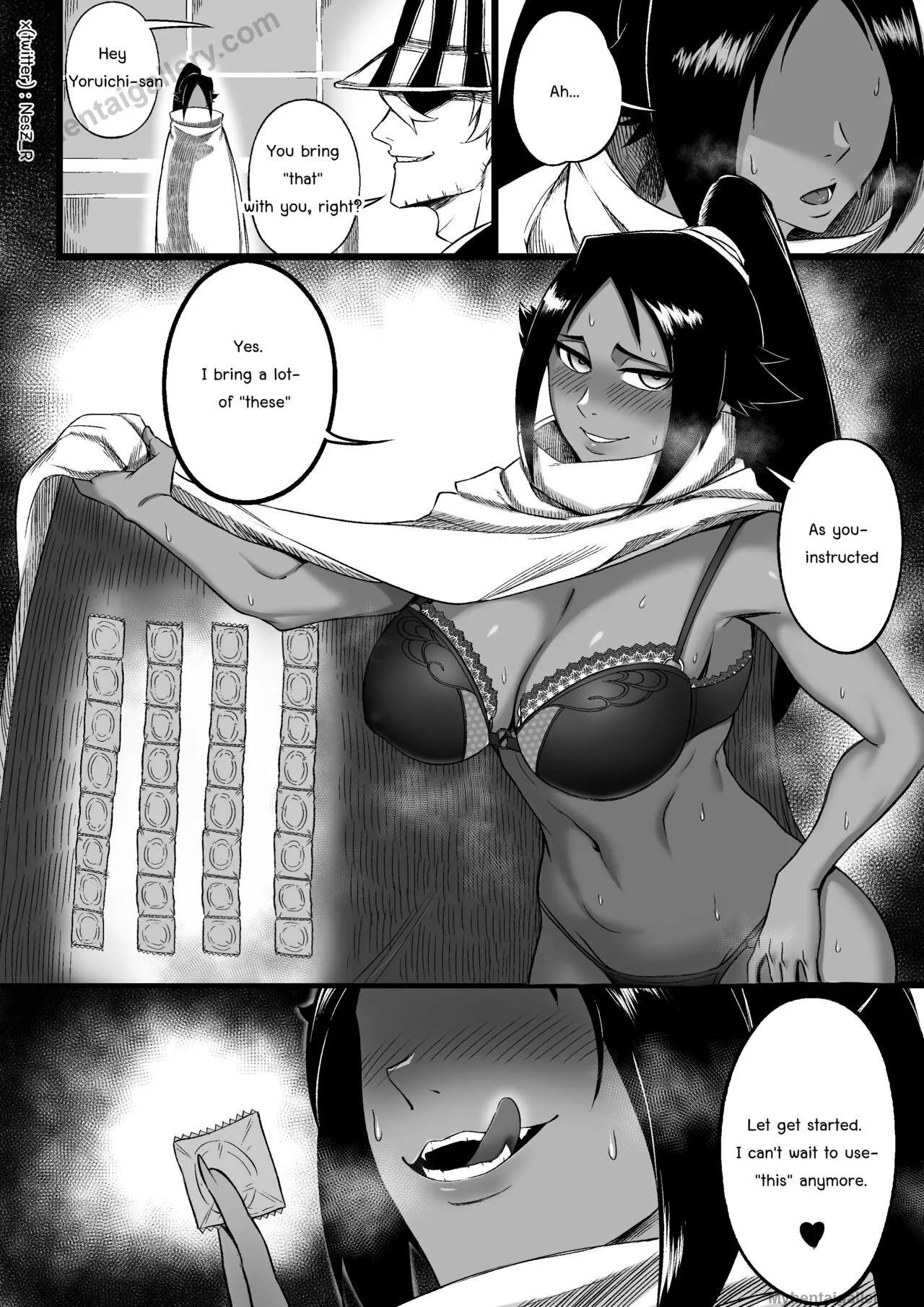 Yoruichi…San porno comics