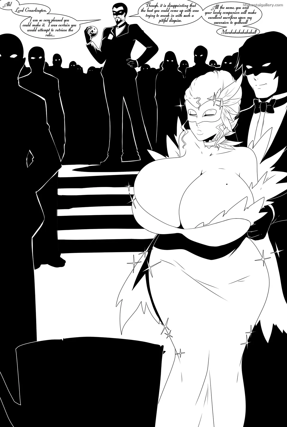 Gnarlington And The New Years Ball porno comics Cover