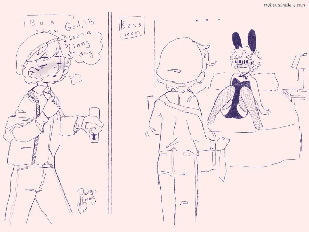 Bunny Suit Quackcicle porno comics Cover