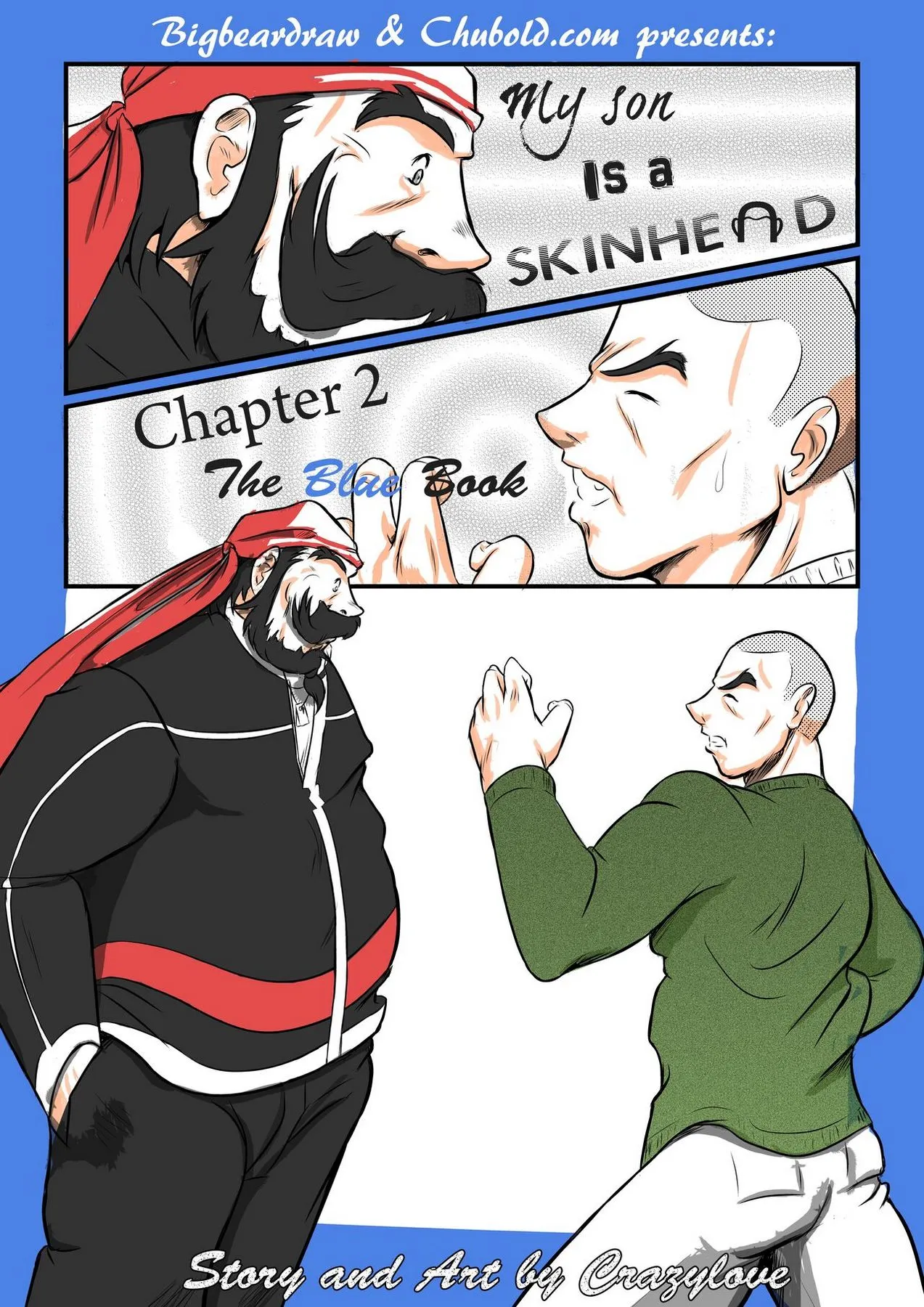 My Son Is A Skinhead 2 - The Blue Book porno comics