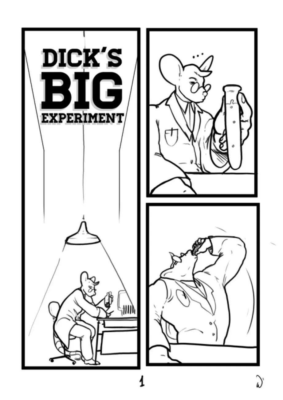 Dick's Big Experiment porno comics