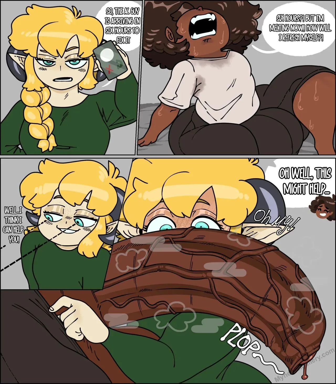 Dio x Val porno comics Cover