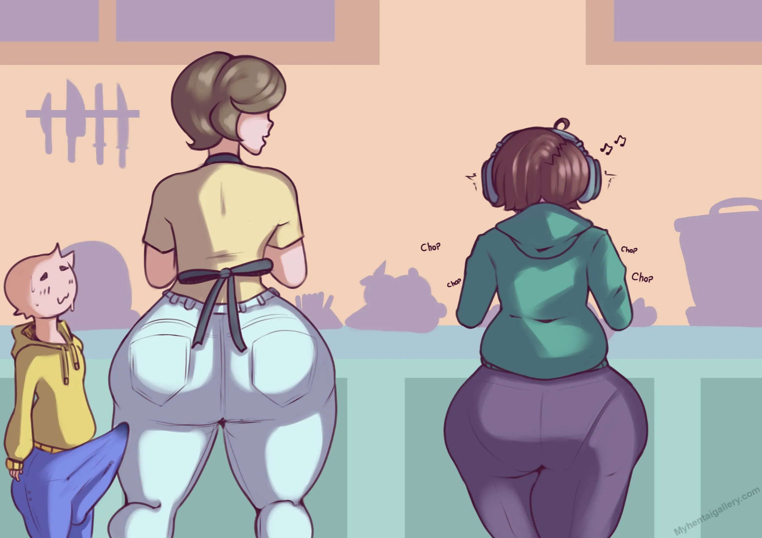 BF's Mom And Her Son porno comics