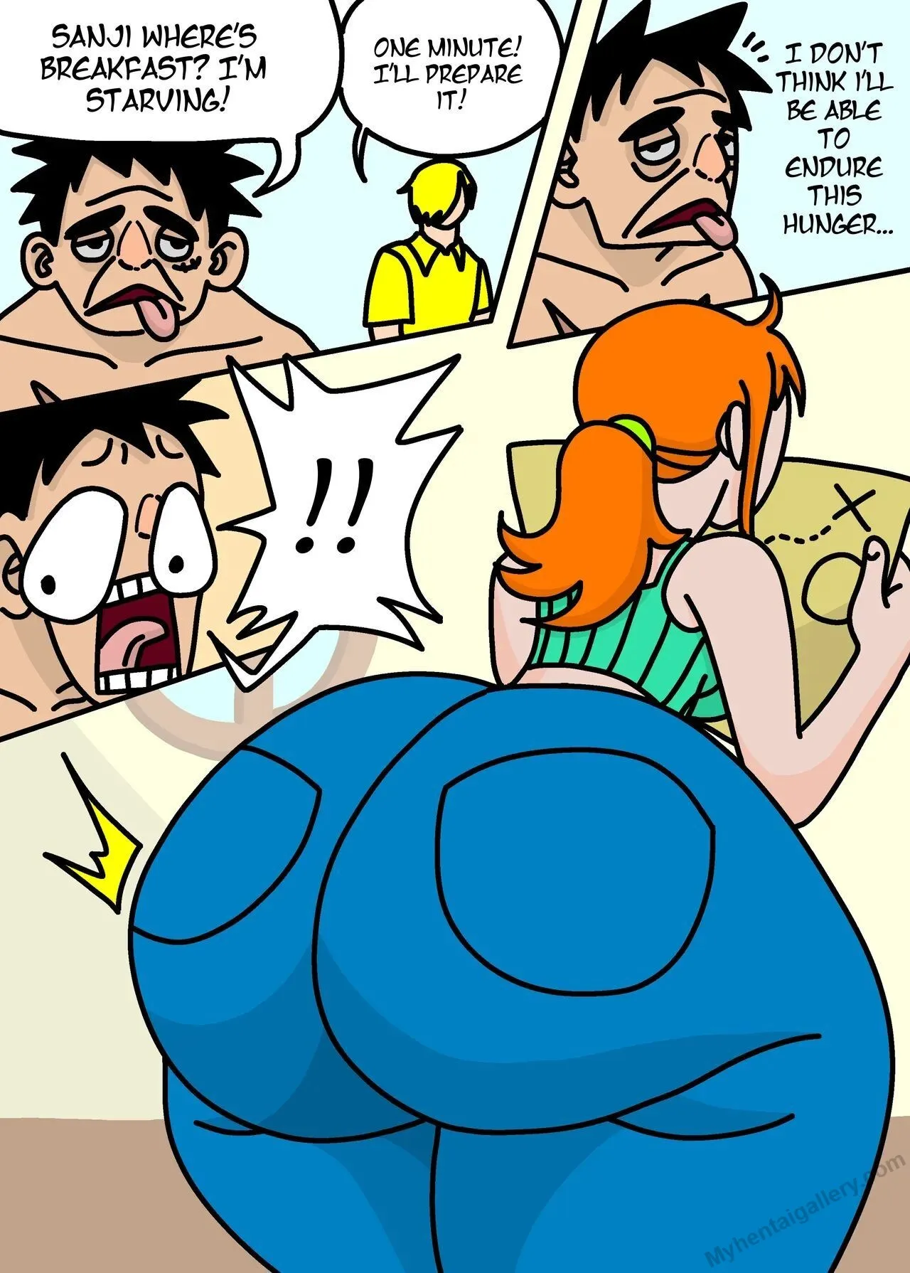 Luffy's Breakfast porno comics Cover