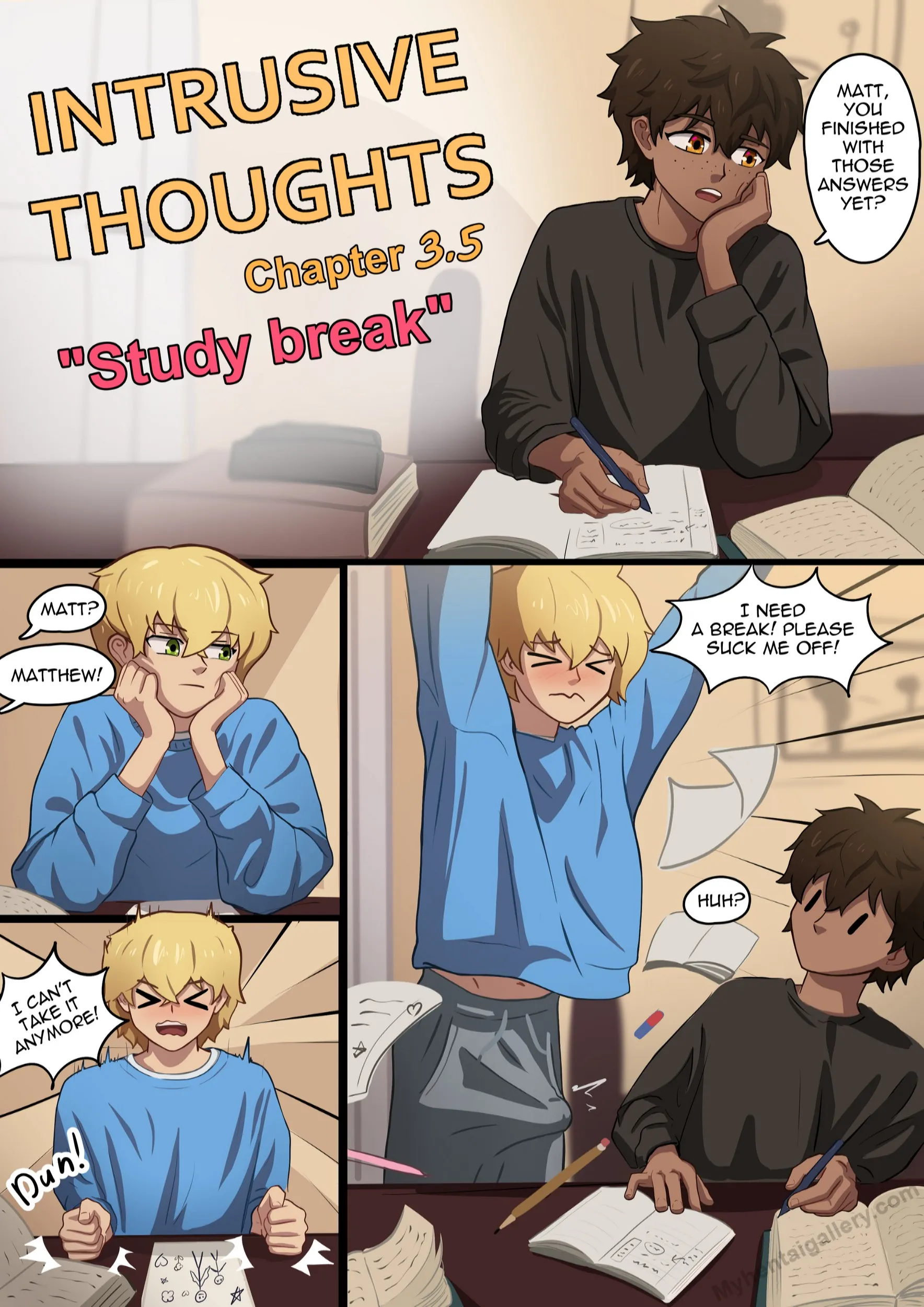 Intrusive Thoughts 3.5 - Study Break porno comics