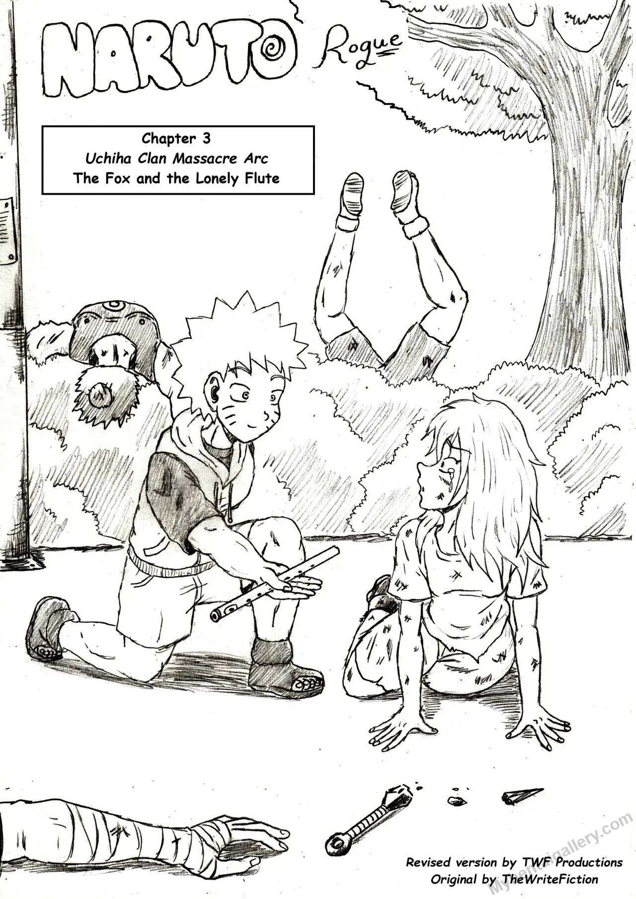 Naruto Rogue 3 - The Fox And The Lonely Flute porno comics Cover