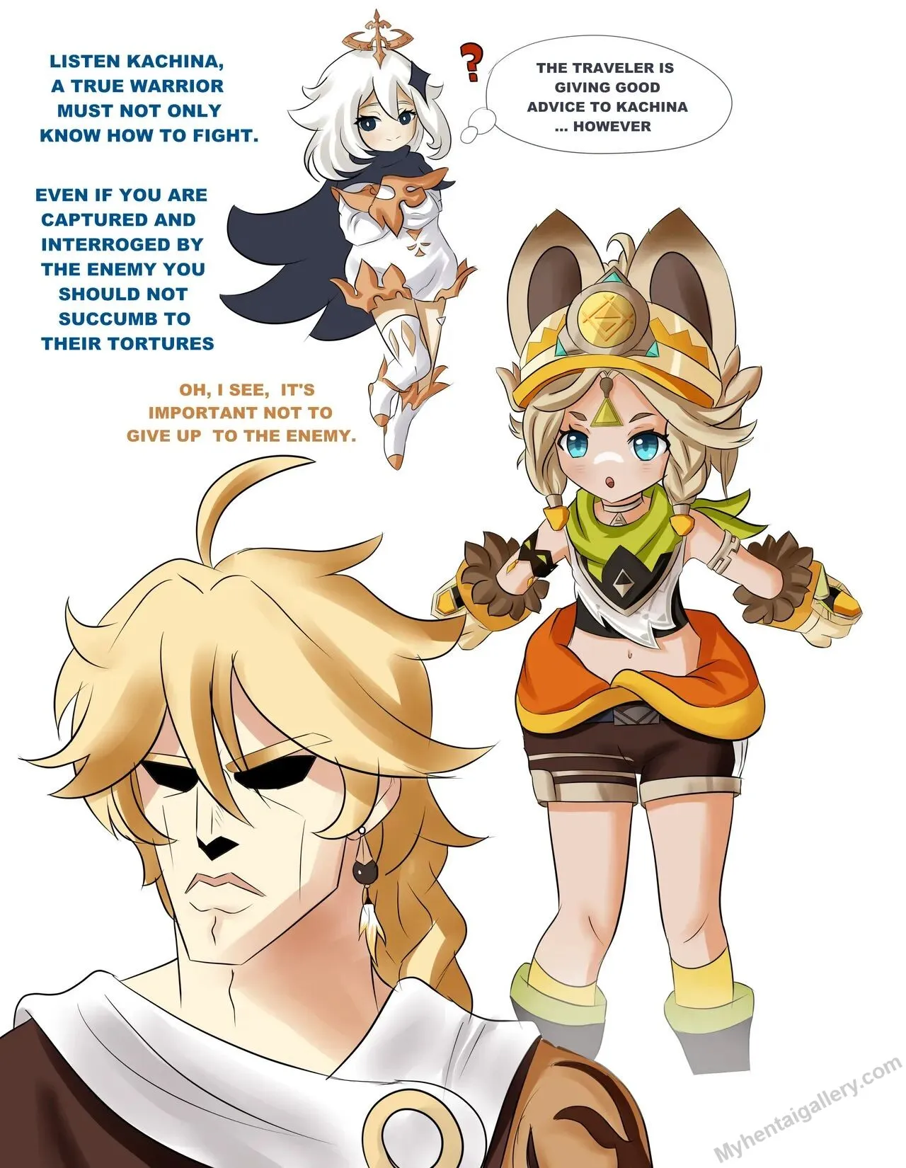 Kachina Training porno comics