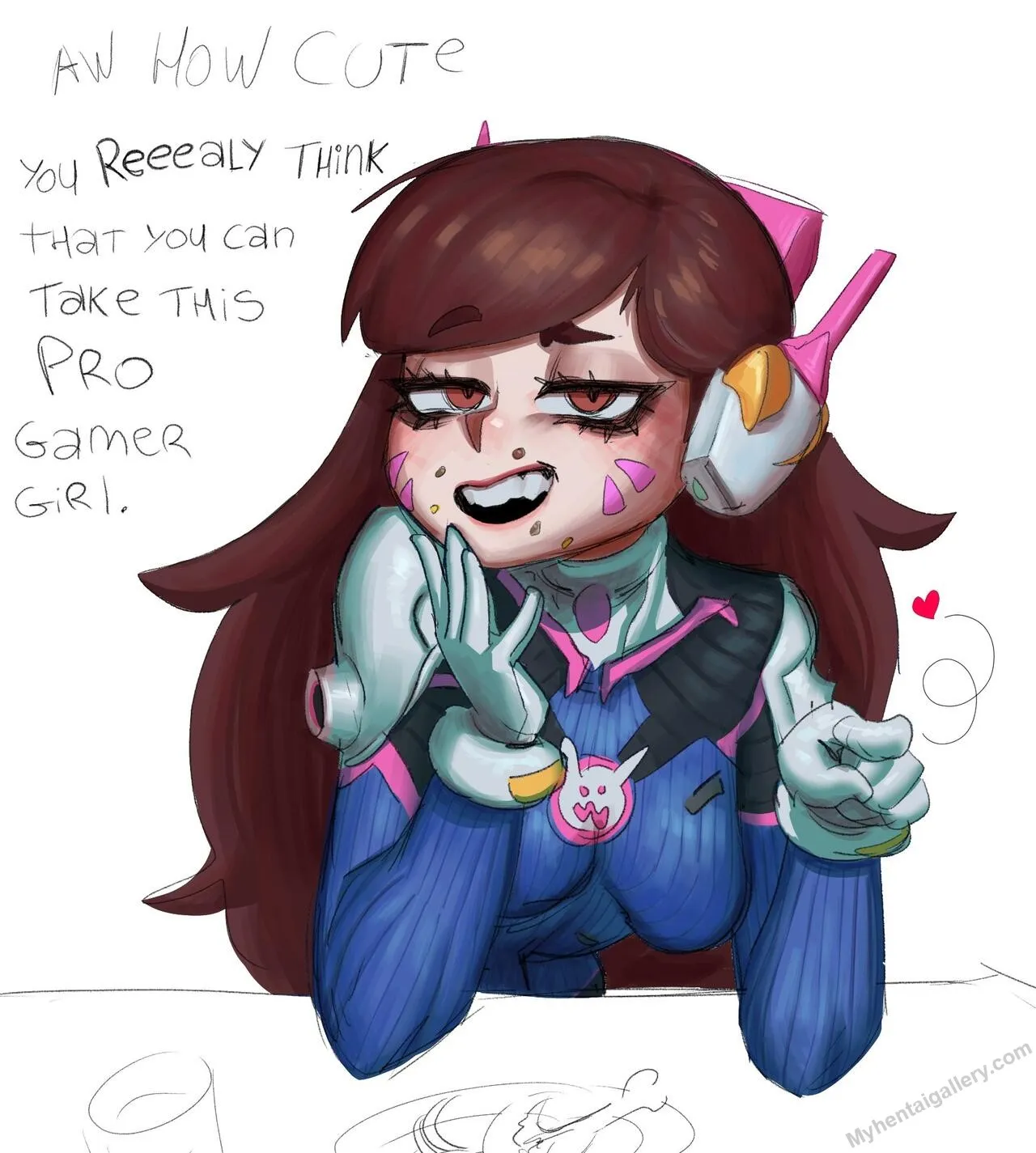 A Date With D.Va porno comics