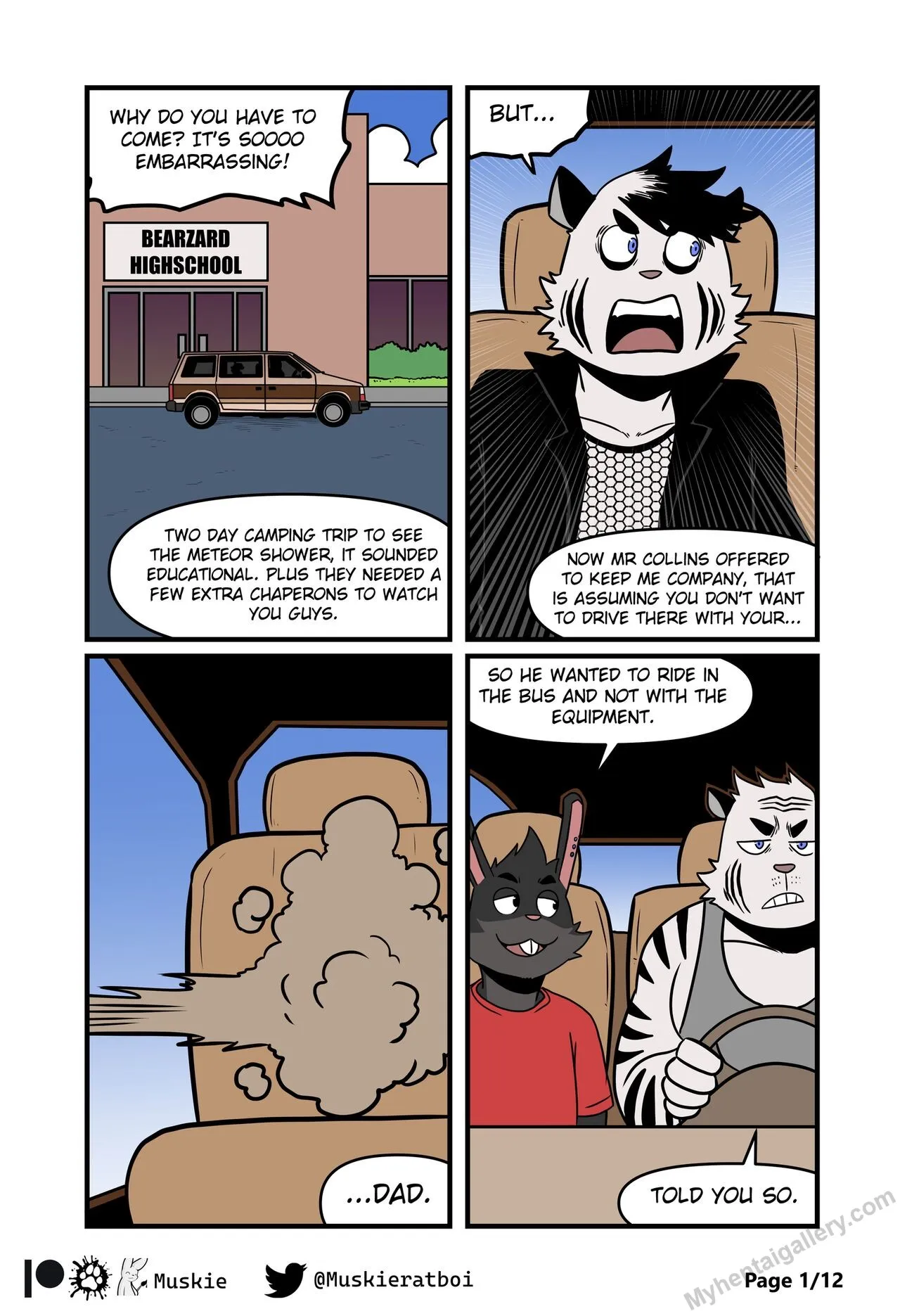 A Campfire Tail porno comics Cover