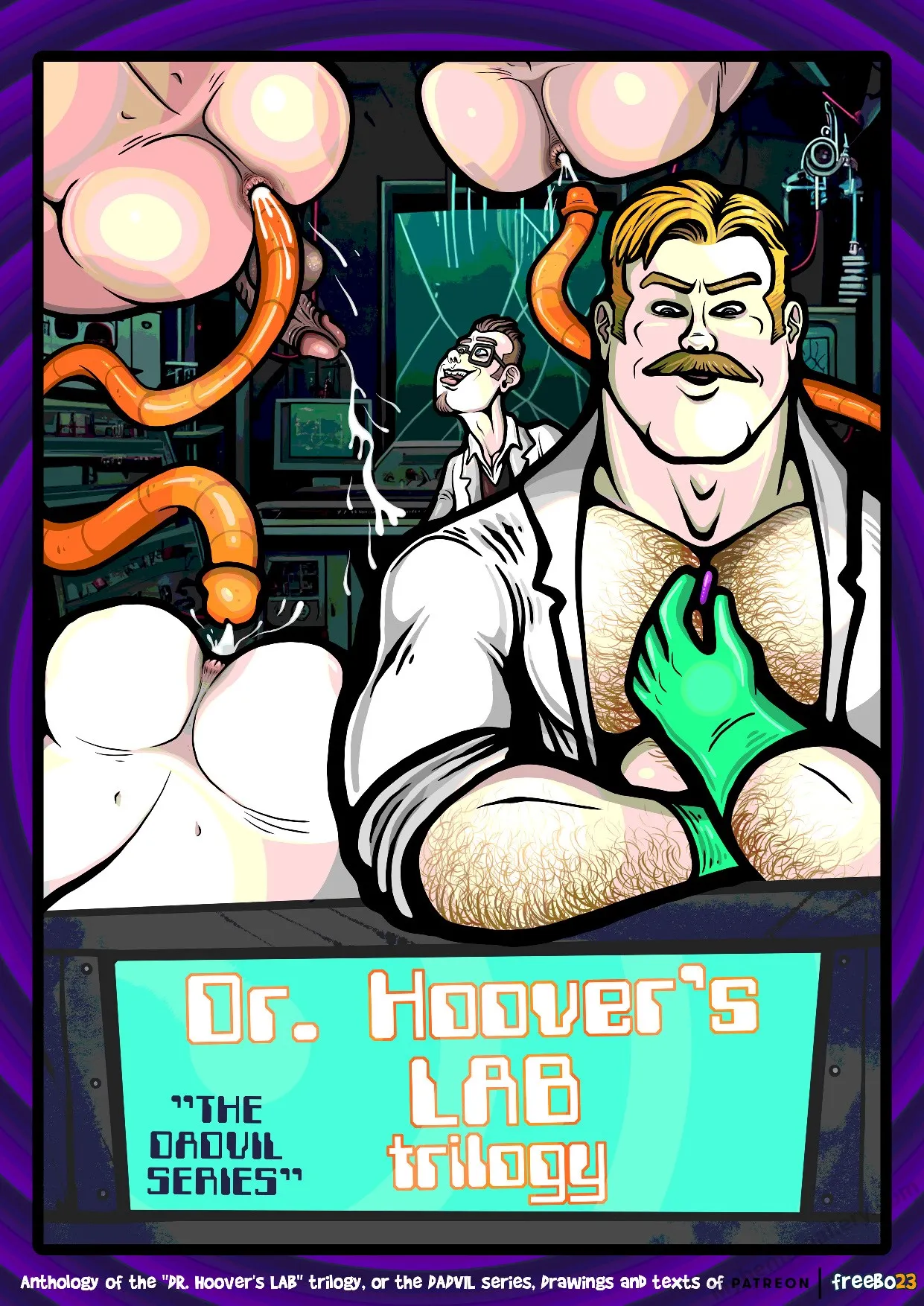 Dr Hoover's Lab 3 - The Mayor! porno comics Cover