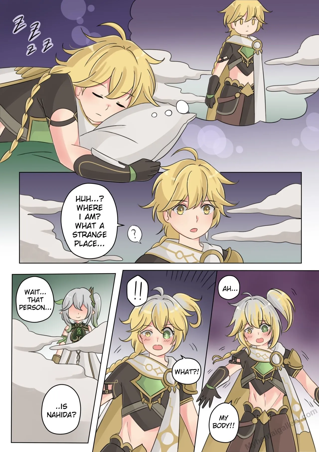 Aether's TG Dreams porno comics Cover