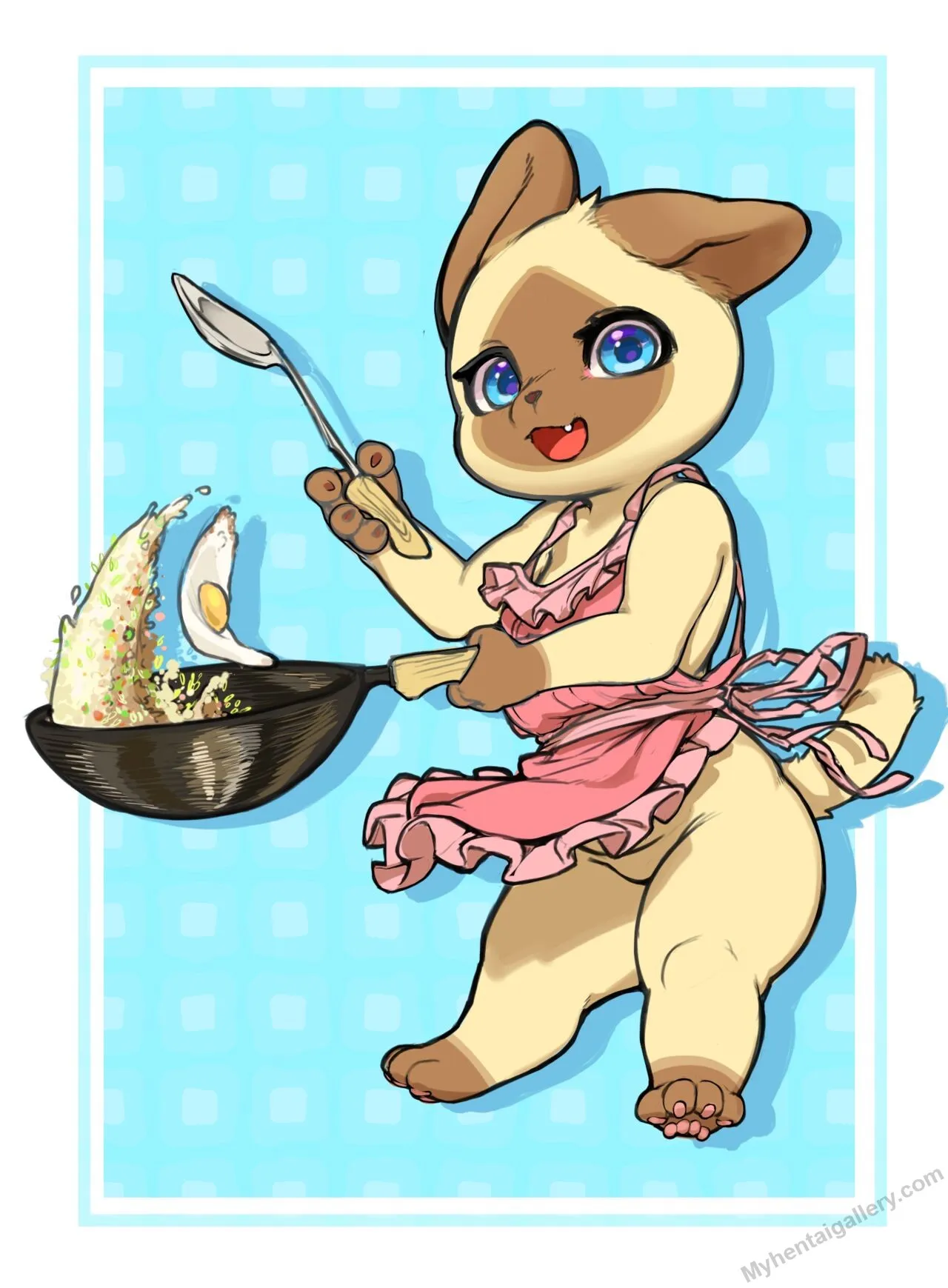 Palico Wife porno comics Cover