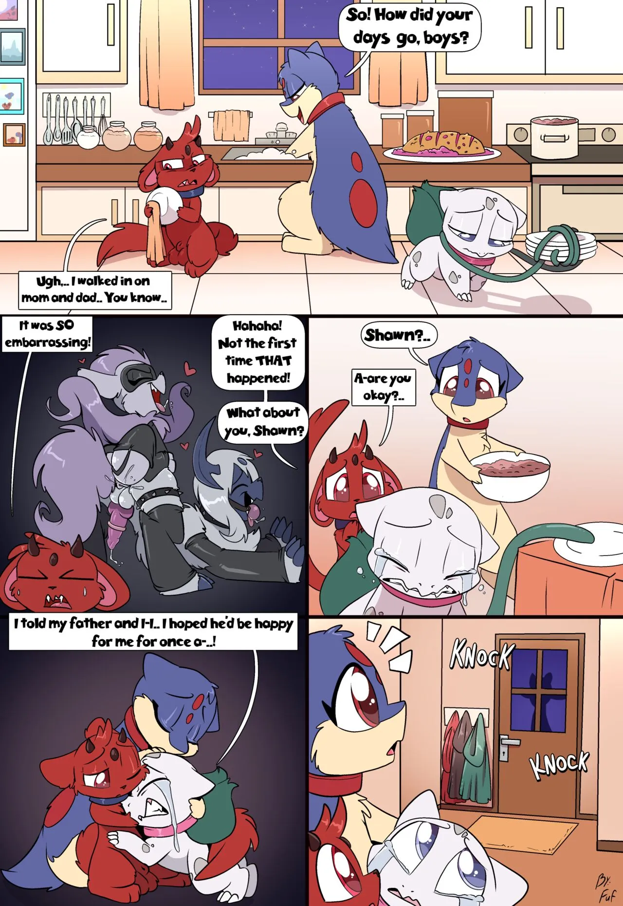A Little Encouragement porno comics Cover