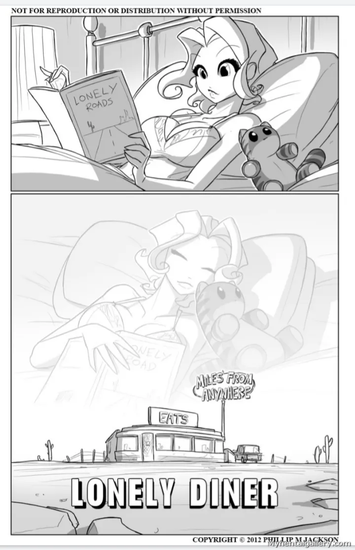 Lonely Diner porno comics Cover