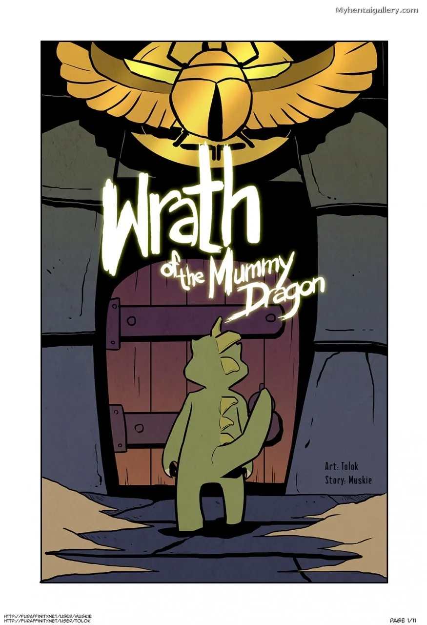 Wrath Of The Mummy Dragon porno comics Cover