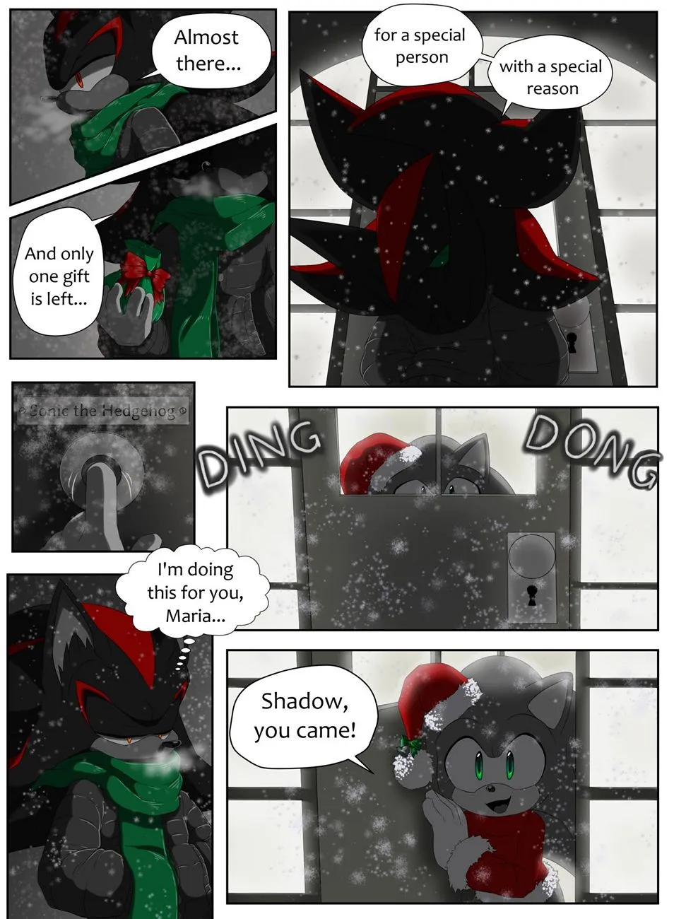 Twelve Pages Of Sonadow porno comics