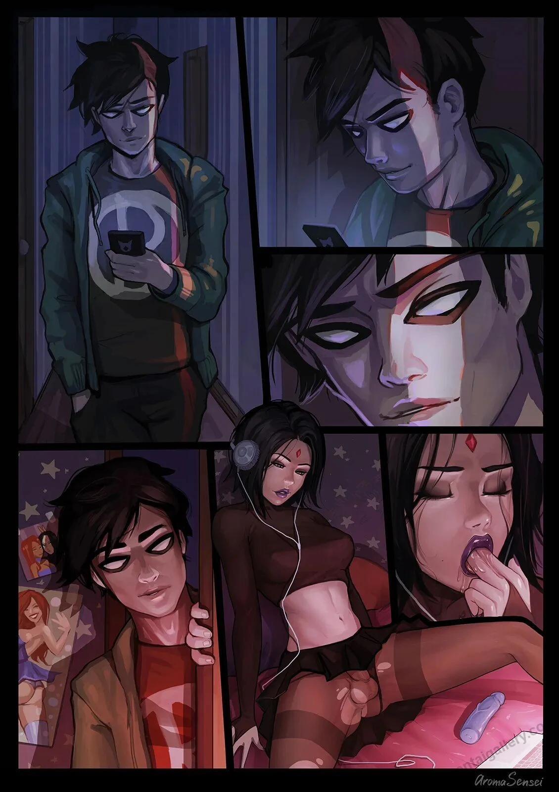 Spying On Raven 1 (Futa Version) porno comics